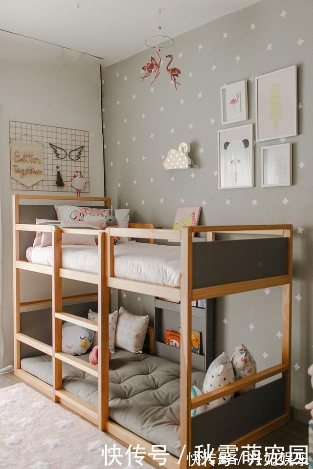 二胎家庭|越来越多二胎家庭都不做上下铺了!书架当隔断,一儿一女一人一间