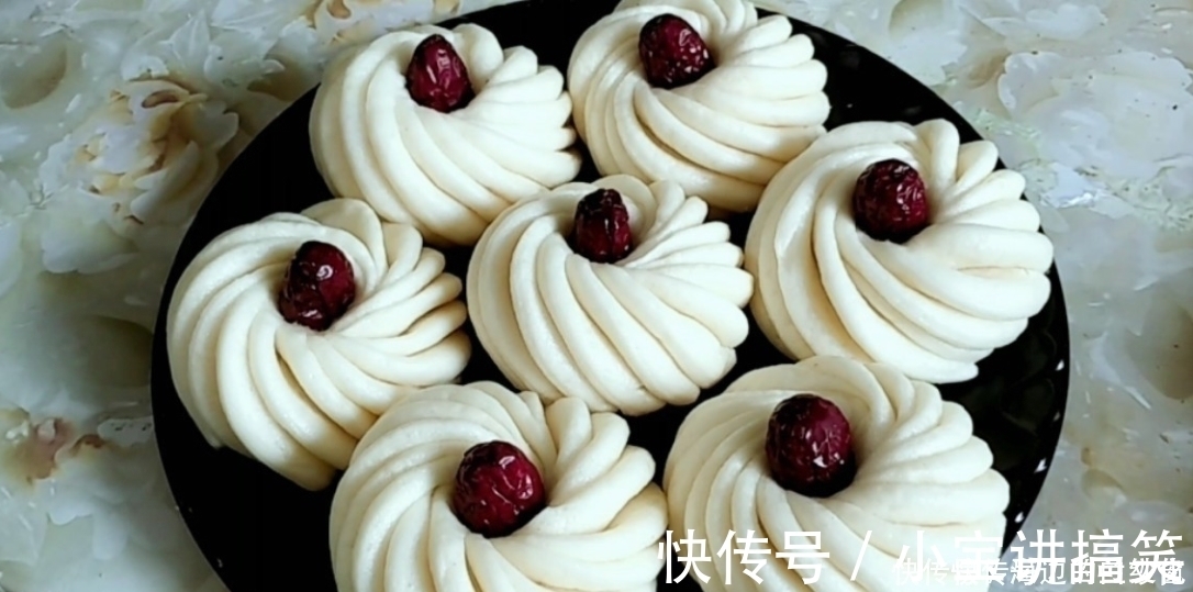 千层枣花馍|千层枣花馍不用发面，不用一滴油，层层分明，好看好吃