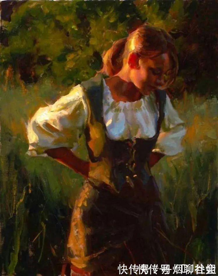 迈克尔!寻找生命中的光,70后印象现实主义画家迈克尔·马尔姆的油画