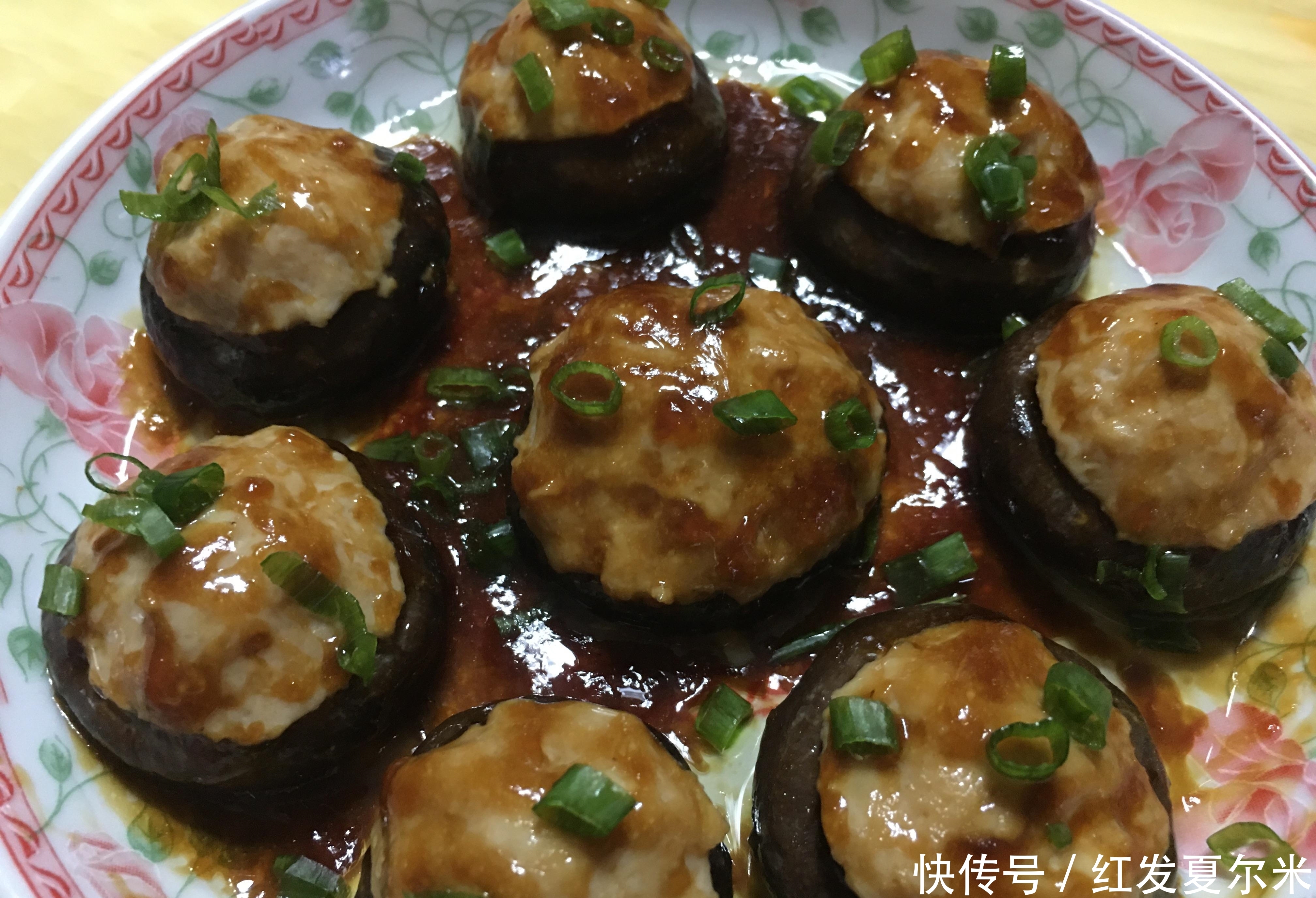 1勺|鸡胸肉花样吃法之香菇酿鸡胸肉，低脂低卡又有营养，一家人都爱吃