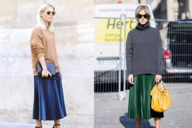 blind 早春穿什么毛衣+半身裙，让你时髦又有文艺范，满满女人味