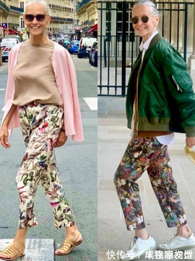米色 70岁比年轻人还会穿,奶奶辈也穿出时髦范,她才是真正的穿搭高手