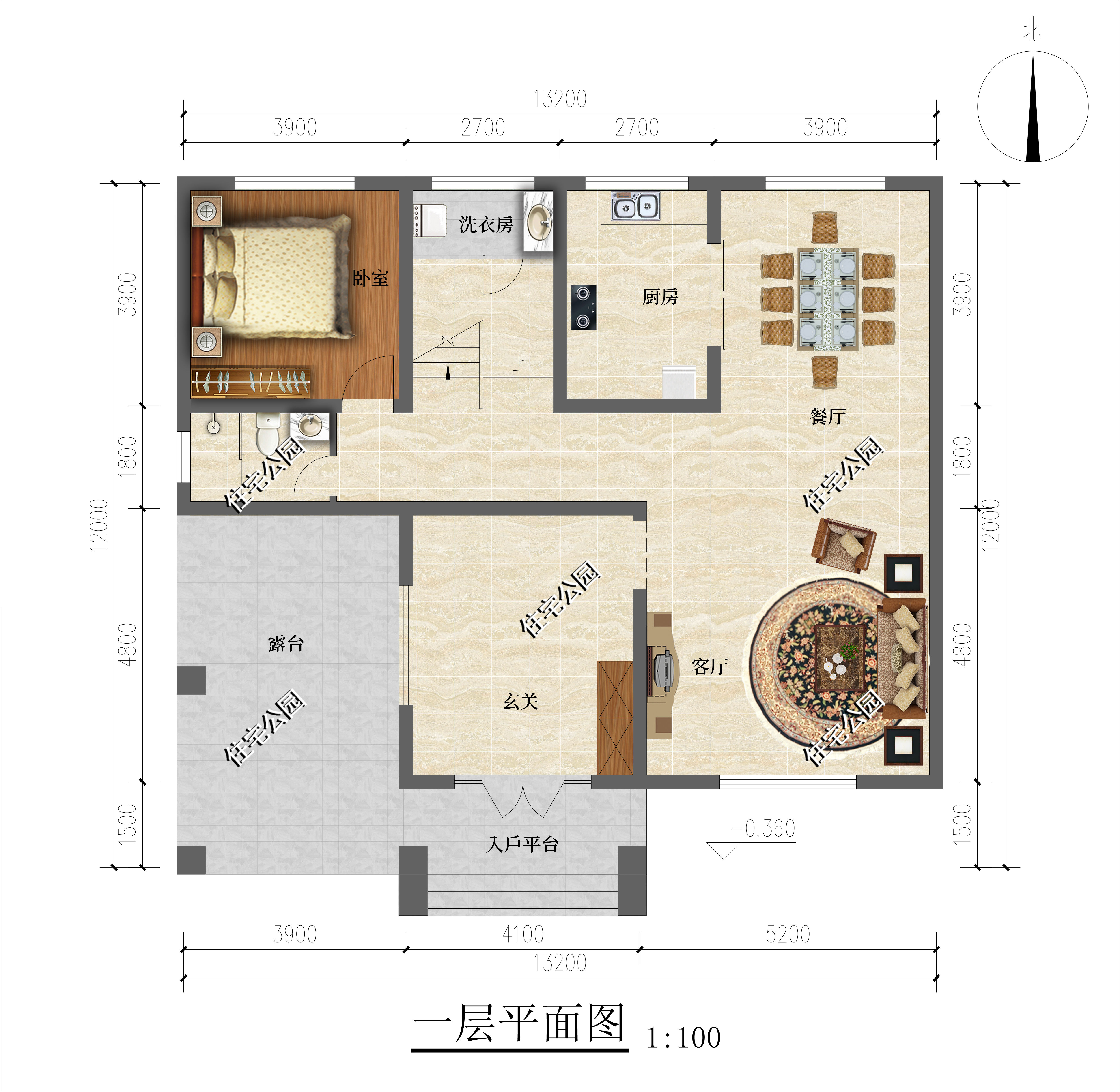 农村新房|户型实用占地适中，2022年的农村新房，盖这套准没错