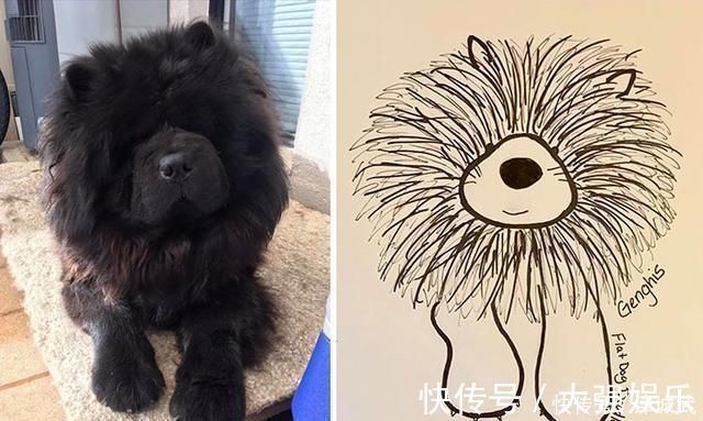 杰伊#他因画画水平“太烂”,反而成为网红,把巨石强森画成一块石头