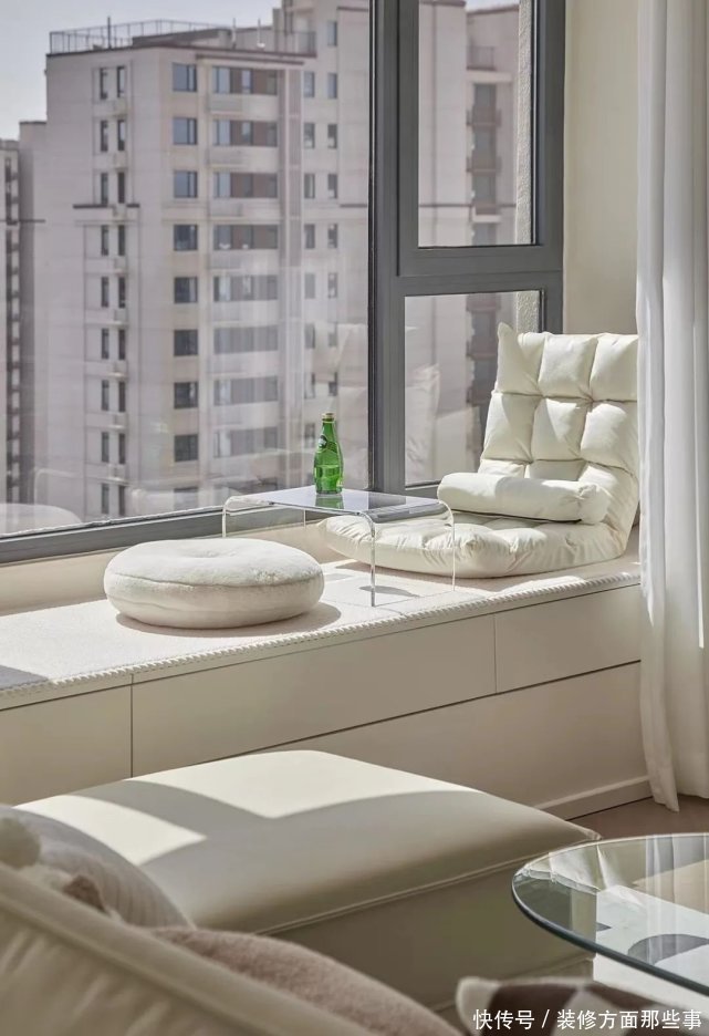 拱形|65㎡奶油色+拱形门搞定轻法式风,原来小户型也可以这么仙!