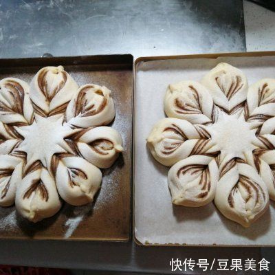 简单易做雪花肉桂面包！全家人都爱