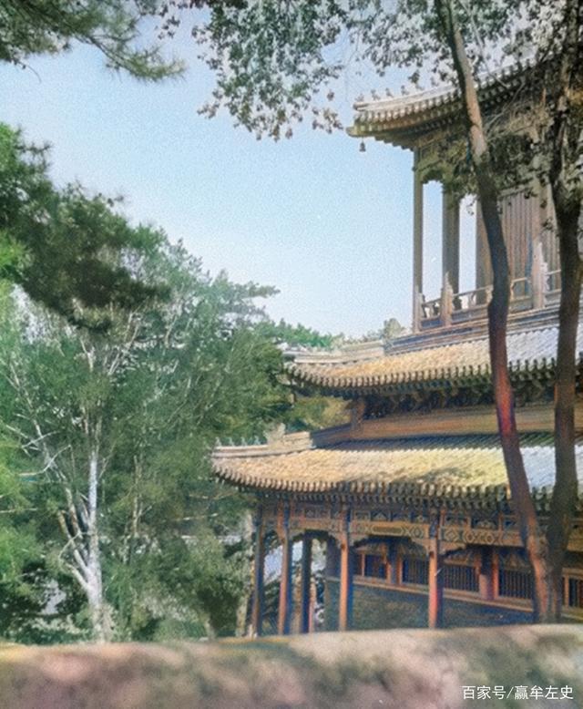 老照片|老照片1924年的北京戒台寺,恭亲王奕曾隐居十年的千年古刹