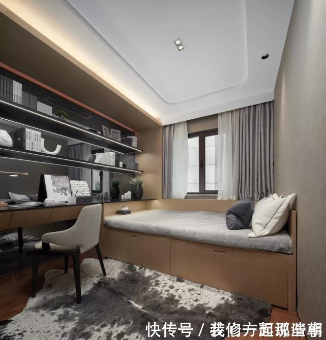 居室|128平现代轻奢风三居室现代感十足，一个端庄而又大方的家