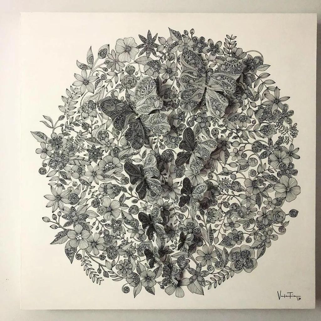  装饰画|很疯狂，超经典线描装饰画，每张都是临摹的好素材，收藏它们省了一笔材料费！