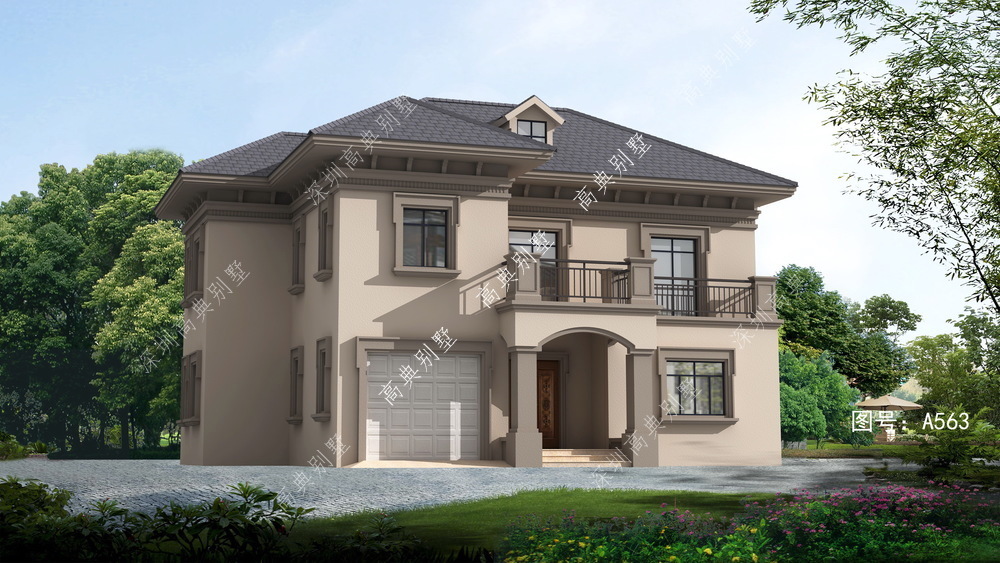 欧式|经济的欧式二层别墅,如果家乡有宅基地,就收藏回家盖吧。