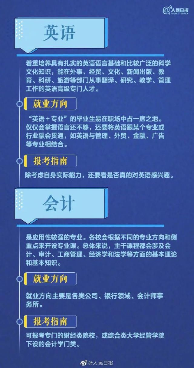 人民日报解读大学专业，2021年高考报考一定要收藏了解！