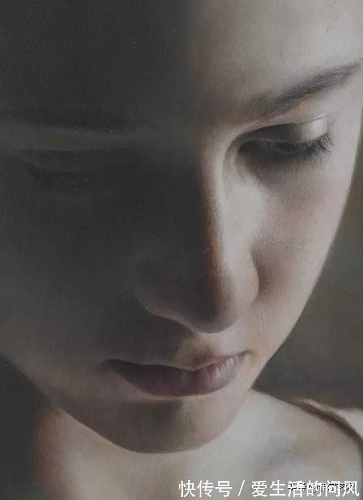 安妮·@法国画家安妮·罗达超高清、超写实人物油画作品欣赏