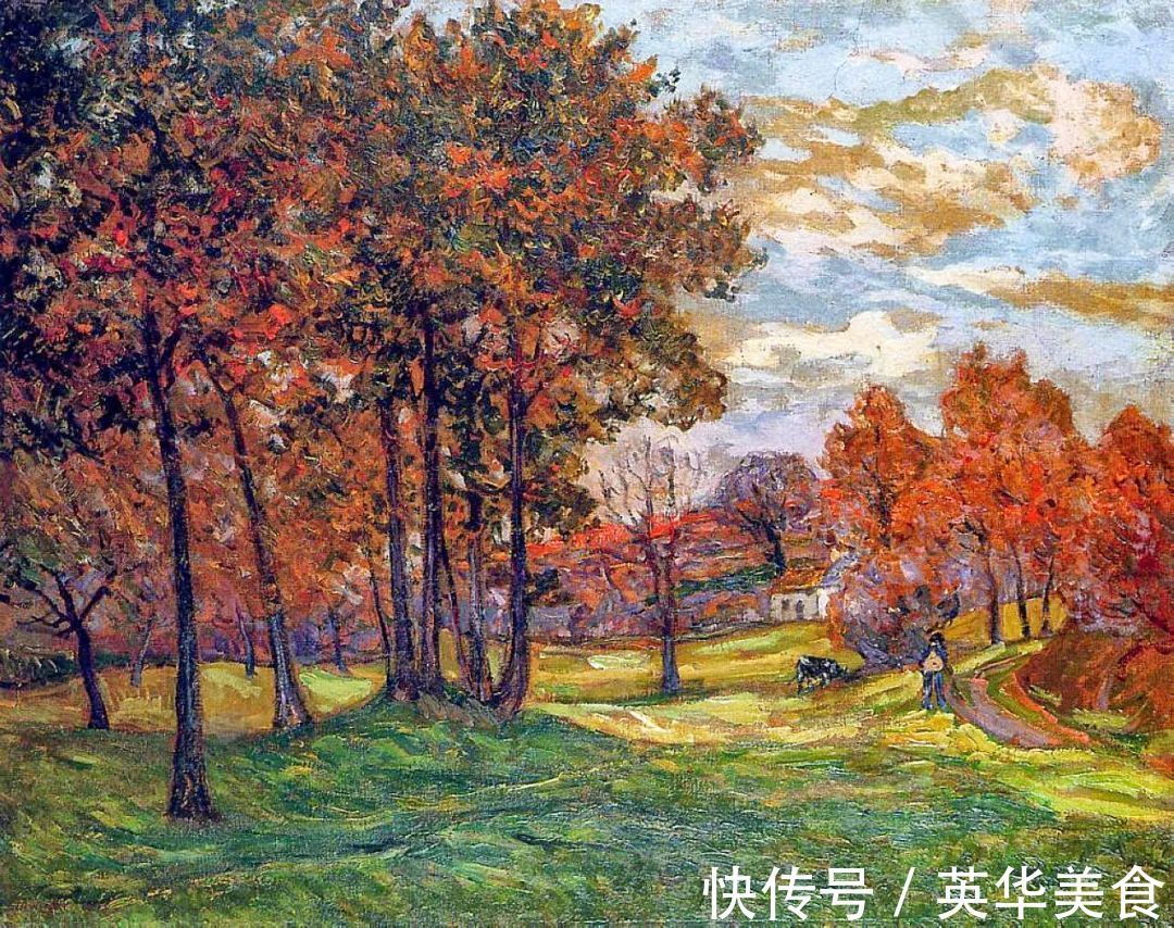 小溪|水与光的刻画,弗里茨的油画真是美妙至极