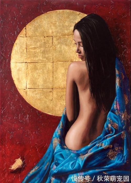 西洋|美国艺术家人体油画中那些丰满性感的西洋女子,撩动人心