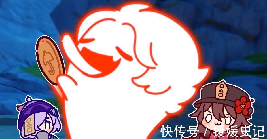 kkomd原神胡桃超萌换装动画出现,偷拿派蒙的行头,还玩梗鱿鱼游戏