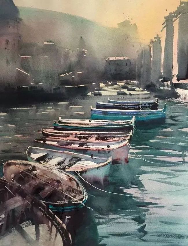 艺术家!世界上最有激情的水彩艺术家,这才是真正的水彩大师!