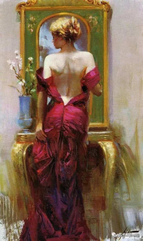 美术学院$皮诺德埃尼的油画人物，色彩斑斓，动静结合，光彩照人