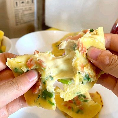 搅拌均匀|奶香鸡蛋饼