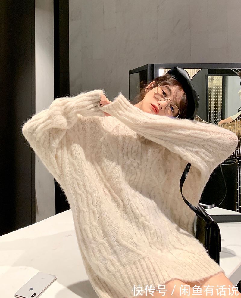 穿搭|小时候穿过的“绞花毛衣”又火了!温暖又复古,外穿内搭都好看