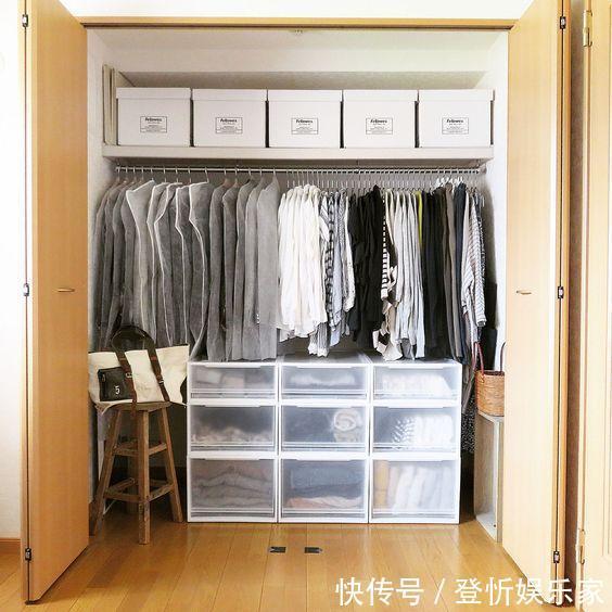 重装|看完日本的衣柜，立马想回家拆了重装，不要隔板，使用更加灵活！