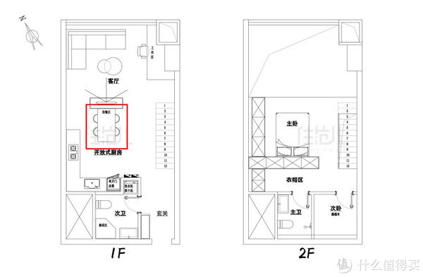 地台床|住范儿真实案例 篇二十七：47㎡小复式靠8大功能区，直接住成100㎡