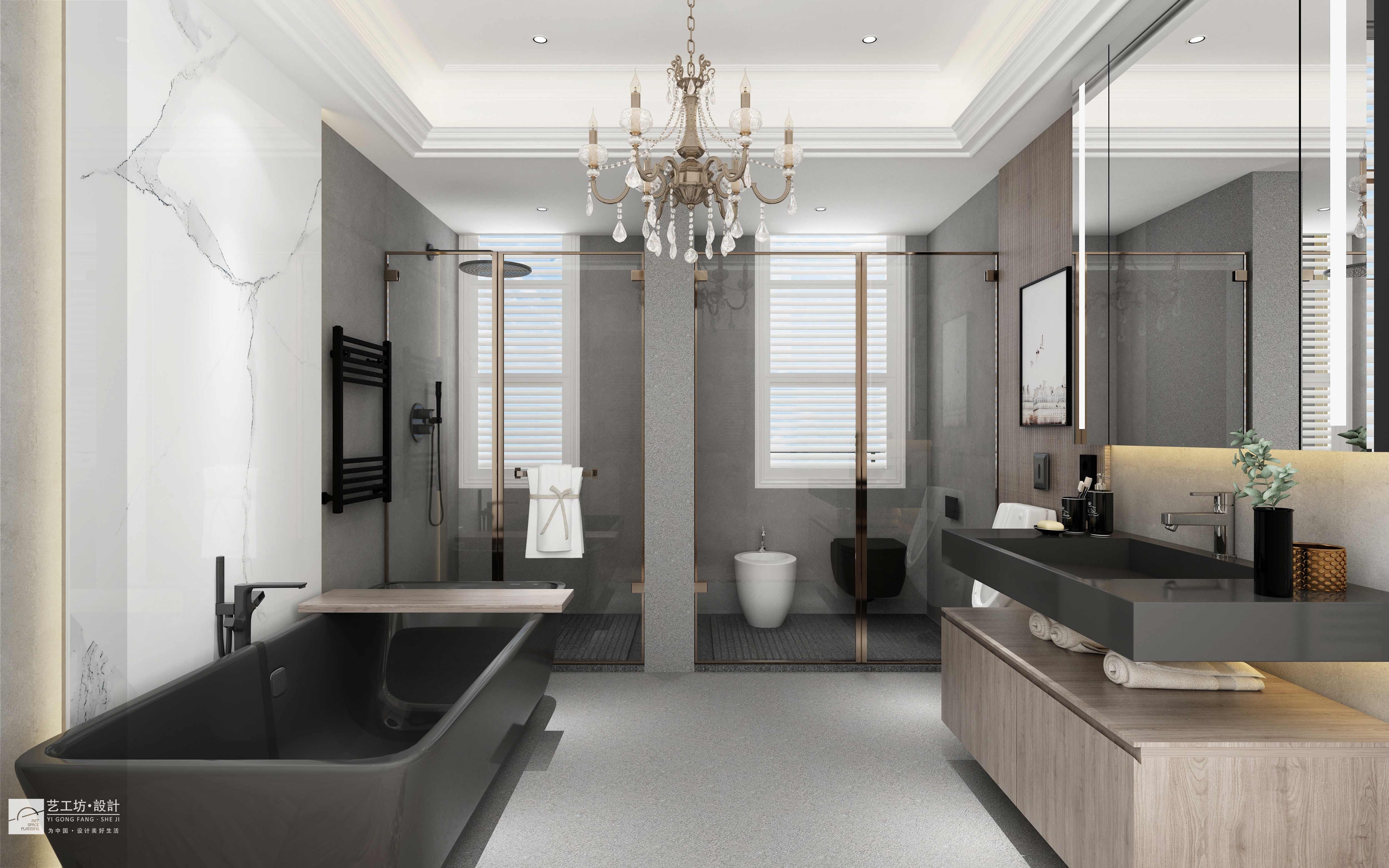 装修|广州汇景新城别墅装修丨现代简欧风格实景装修效果案例