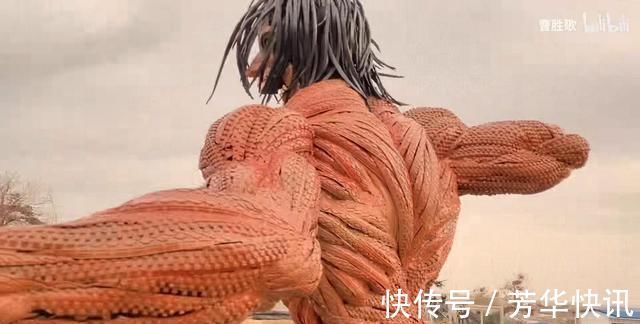 up|废弃轮胎有何用?up主爆肝30天,用其制作进击的巨人-艾伦耶格尔