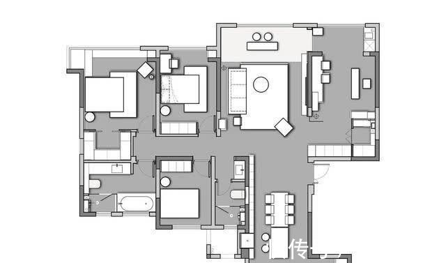 空间|一家三代人住180㎡新家，全屋清新诗意风，越住越舒服，叫人羡慕