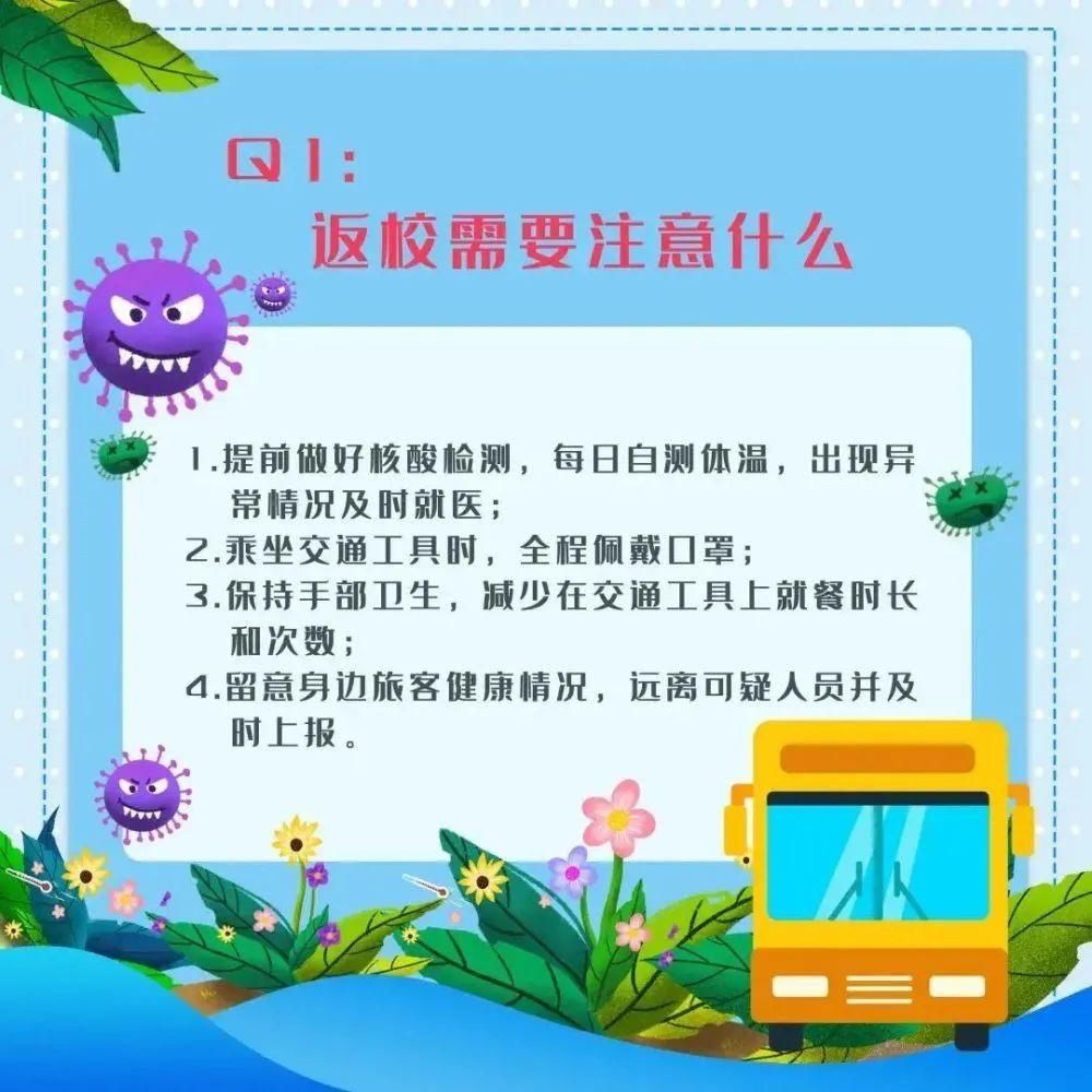 开学了，防疫知识点你要知道