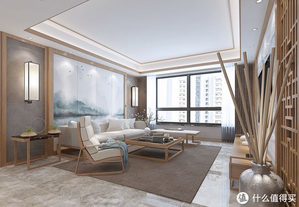 主卧室|全房原木色系的新中式风装修,真的很显温馨,简单又有品味,耐看