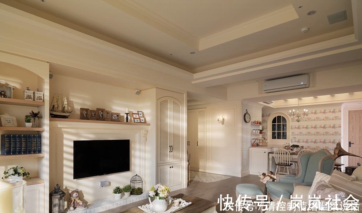 原木色|田园风的创意房屋,树桩书架、让房屋变得有个性又清新