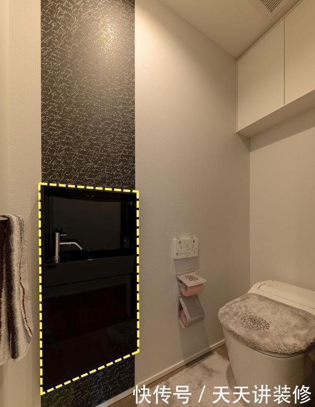 颜值|洗手台埋到墙里,卫生间空间瞬间大一倍,不仅颜值高还方便打理