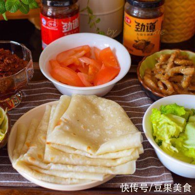 超下饭的春饼卷嫩炒牛肉，一学就会