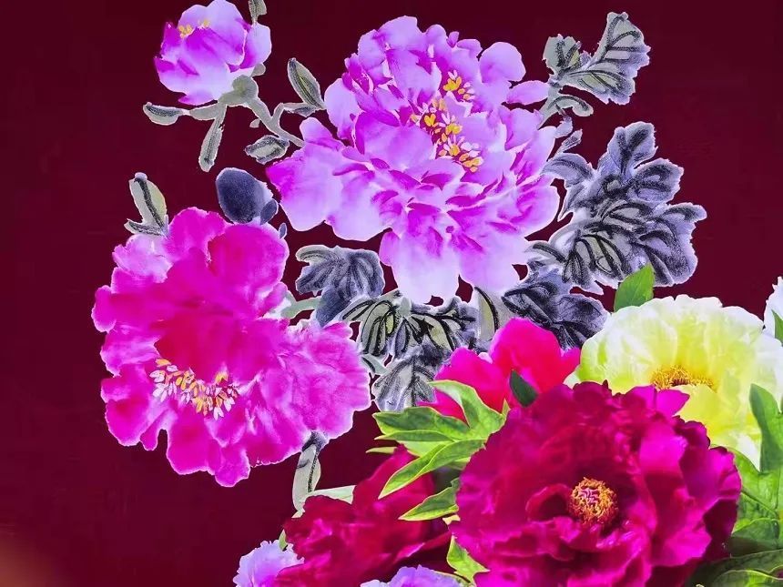 国色天香@唯有牡丹真国色,花开时节迎新春