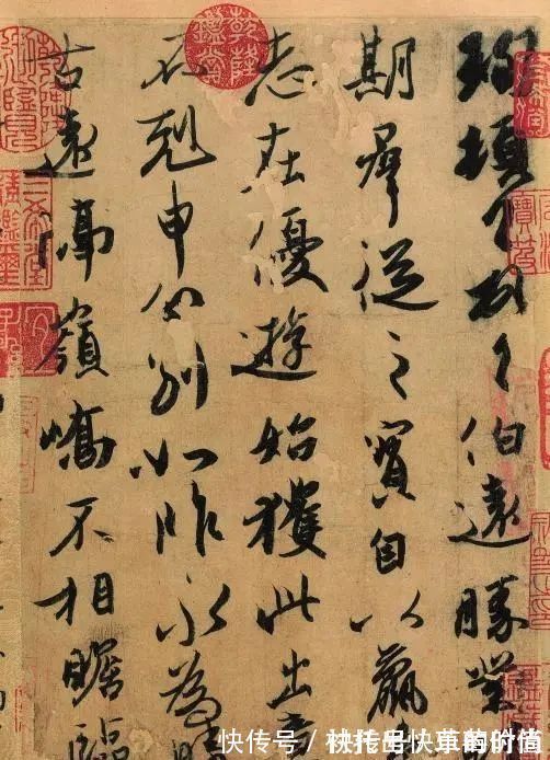 书圣王羲之#王羲之侄儿的行书作品,位列天下第四,乾隆对其喜爱有加