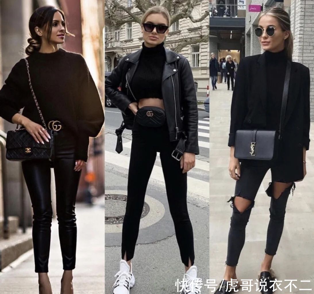 永不过时的“黑色系”，冬季穿对了超惊艳，关键时尚显瘦还不挑人