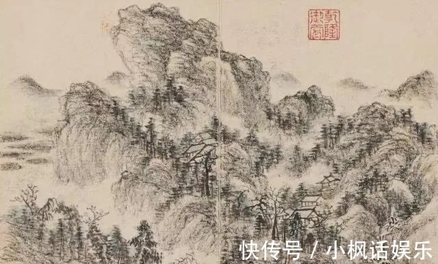 董邦达$一个拿皇家俸禄的画家|董邦达小品山水画
