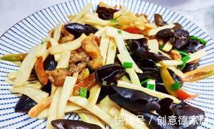 健康菜谱,茭白炒木耳,简单美味,营养丰富,爽口又下饭,吃不够