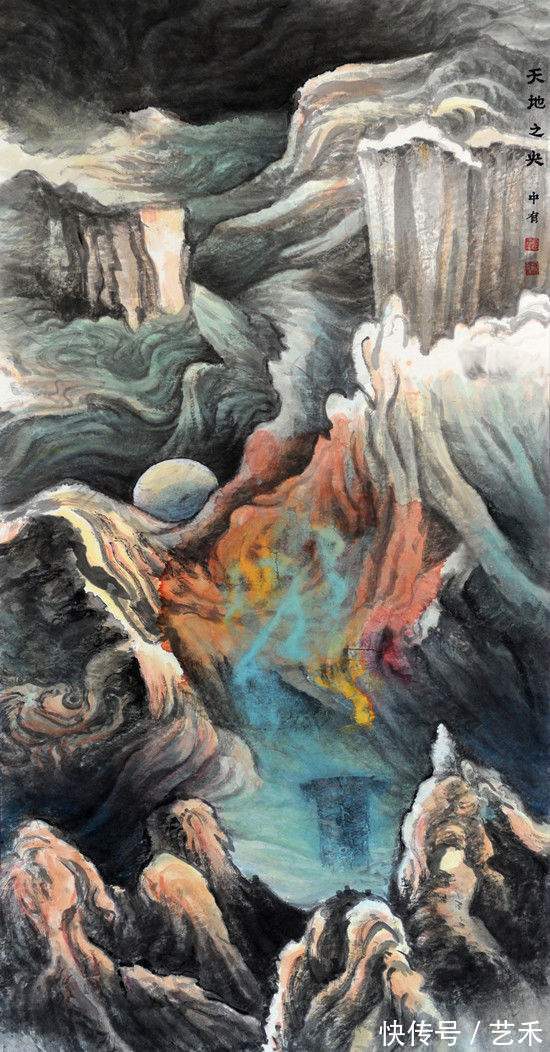 鉴赏#“道法嵩山”第九届五人中国画作品展(一)