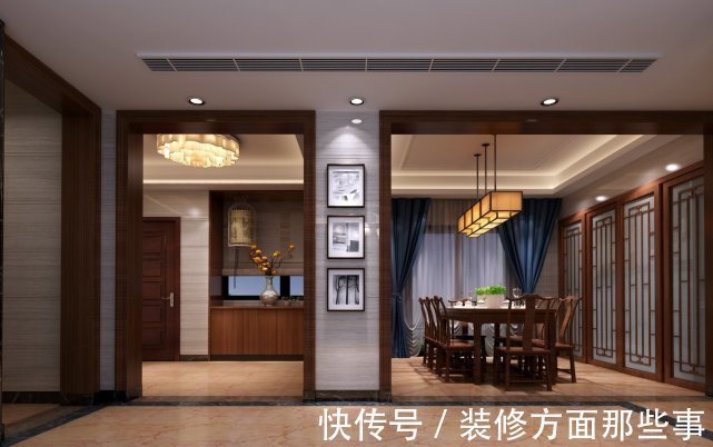背景墙|180平现代简约风精装舒适五居室，空间沉稳有生气