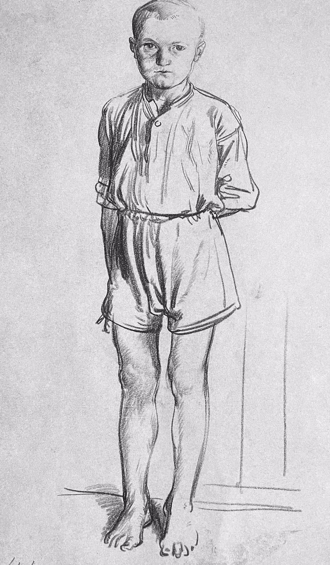 康斯坦丁$苏里科夫美术学院教授尼康. 索罗明速写作品