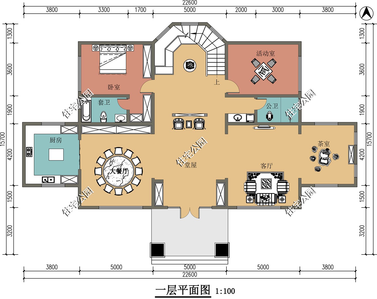 衣帽间|有堂屋还有旋转楼梯,这样的农村四层别墅,大气又实用