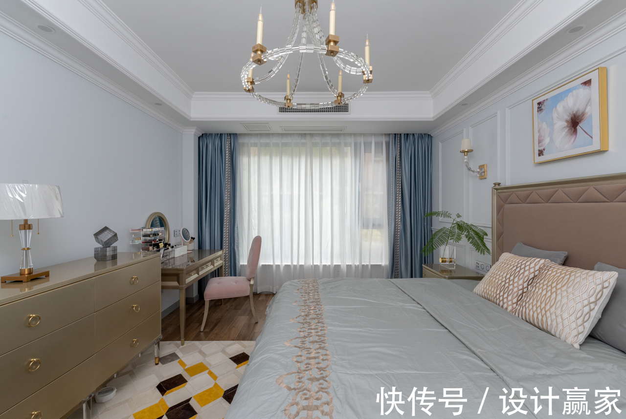 时尚|297㎡时尚美宅,华丽优雅的简美轻奢风,晒晒现场照