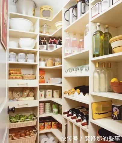储藏室|柜子不打到底,留1平储藏室,整齐又省心