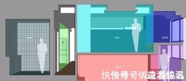 户型|60㎡小户型,地台抬高50公分后收纳能力绝了,整体效果极佳!