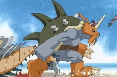 海龙兽|数码宝贝钢铁海龙兽第一猛将,防御力超高,却不敌祖顿兽的铁锤
