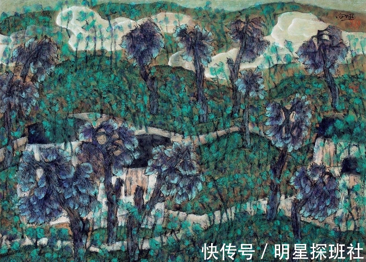 绘画作品|「津门网」陈向迅的绘画作品色彩丰富笔墨厚重,更偏向于装饰绘画