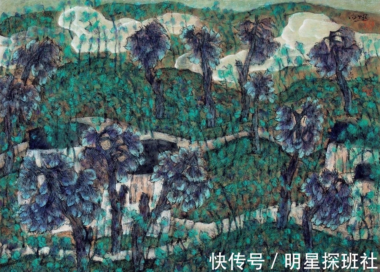 绘画作品|「津门网」陈向迅的绘画作品色彩丰富笔墨厚重，更偏向于装饰绘画