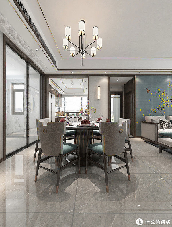 玄关|参观48岁阿姨家的新中式风装修,真的很有品位,一看就有生活经验