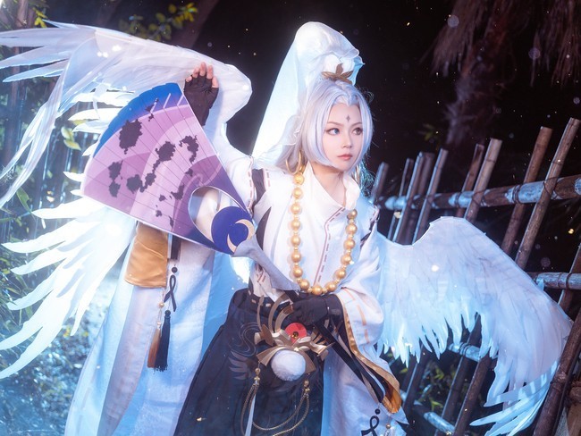 天狗|cos:阴阳师·少羽大天狗 无垢白羽
